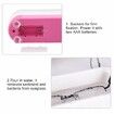 Ultrasonic Jewelry Cleaner Denture Eye Glasses Coins Silver Cleaning Machine Color Pink