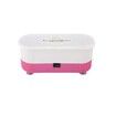 Ultrasonic Jewelry Cleaner Denture Eye Glasses Coins Silver Cleaning Machine Color Pink