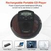 Rechargeable CD Player Portable with Bluetooth,Compact Anti-Skip Shockproof Portable CD Player with Earphone,Walkman CD Player with Stereo Speakers&LCD Display for Car/Home/Travel