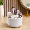 Makeup Brush Holder Organizer 360° Rotating Holder 5 Slot Make up Brushes Cup for Cosmetics Painting Pen