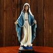 Virgin Mary Statue, Our Lady of Grace Statue, Polyresin Craft Statue, Indoor Outdoor Decoration for Garden Outdoor Patio(21.5x10x6.3CM)