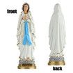 Virgin Mary Statue,Little Mary Resin Religious Decoration, Suitable for Religious Decoration and Collection and Home Use(22X6.5X6.5CM)