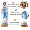 Virgin Mary Statue,Little Mary Resin Religious Decoration, Suitable for Religious Decoration and Collection and Home Use(22X6.5X6.5CM)