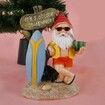 Gnomes Garden Statue,Summer Surfing Garden Gnome , Red Hat(10*6.5*14.5CM)