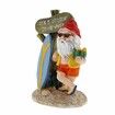 Gnomes Garden Statue,Summer Surfing Garden Gnome , Red Hat(10*6.5*14.5CM)