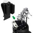 14 Pcs Plastic Golf Club Organizer Clip Putter Bag Holder Iron Driver Protector Set