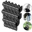 14 Pcs Plastic Golf Club Organizer Clip Putter Bag Holder Iron Driver Protector Set