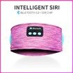 Music Bluetooth Sleeping Headband Eye Mask Headscarf Running Yoga Fitness Sleep Headphone Headscarf Headscarf Color Pink