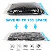 6pcs No Vacuum or Pump Needed Press Roll Compression Bags Travel Essentials  Packing Space Saver Bags Organizers 40x60cm