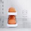 Automatic Scrolling Eggs Rack Holder Storage Box Plastic Eggs Basket Container Dispenser Organizer Closet For Fridge Kitch