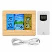 Wireless Indoor Outdoor Weather Station LCD Digital Wireless Portable Wall Mount Thermometer High Right Indoor Outdoor Humidity