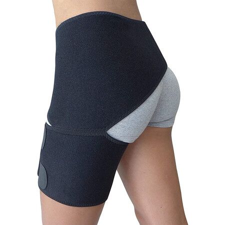 Hip Brace for Sciatica Pain Relief, Compression Support Wrap for ...