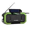 Emergency Hand Crank Solar Radio 5000mAh Cell Phone Charger Bluetooth Speaker,AM FM NOAA Flashlight,Reading Lamp, SOS Alarm,Compass,Survival Camping Gear