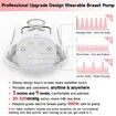 Portable Double Electric Breast Pump, 3-Mode 9-Level Touch Screen, Low Noise & Pain-Free Breastfeeding