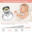 Hands-Free Breast Pump, LED Touch Screen, 4 Modes, 12 Adjustable Levels for Comfortable Pumping, Low Noise Pain-Free Electric Pump(1 Pack)