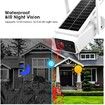 1080P Solar Surveillance Camera, IP66 Weaterproof WiFi Security Camera