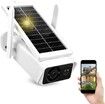 1080P Solar Surveillance Camera, IP66 Weaterproof WiFi Security Camera