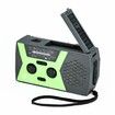 Weather Emergency Solar Crank Radio with Flashlight Reading Lamp Portable Camping AM FM NOAA SOS Alarm-Red