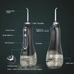 Portable Dental Flosser with 5 Modes, 6 Replaceable Jet Tips, Rechargeable Waterproof Teeth Cleaner for Home and Travel