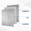 Foil Heat Barrier Reflective Roofing Cell Insulation Rolls Shield Radiant Wall Attic Loft Ceiling Window Aluminium XPE 90x2223cm 20sq m