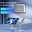 Alloy Laptop Holder Adjustable Foldable Notebook Cooling Holder Anti Slip Cooling Bracket Support for 10-17 Inch Tablet