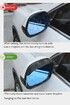 Mirror Rain Visor Eyebrow,Side Mirror Visor Rain Guards,Side Mirror Covers for Car Uniservial Fit (2 Pack)