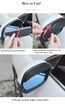 Mirror Rain Visor Eyebrow,Side Mirror Visor Rain Guards,Side Mirror Covers for Car Uniservial Fit (2 Pack)