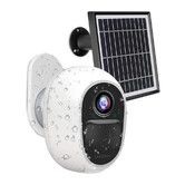 Wireless Outdoor Security Camera, Rechargeable Battery Operated 2.4GHz WiFi 1080P Home CCTV Surveillance Camera, PIR Motion Detection, 2-Way Audio