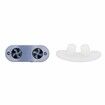 Snore Nose Vents Plugs, Double Turbofan Snoring Nasal Vents Plugs Silicone For Night Use Blue