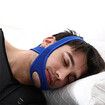 Snore Stop Belt Anti Snoring Cpap Chin Strap Sleep Apnea Jaw Solution TMJ Blue (Blue)