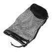 Nylon Mesh Golf Pouch Black Golf Ball Bag Can Hold 48-56 Golf Balls Storage Pouch 1 Pack