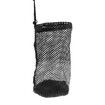 Nylon Mesh Golf Pouch Black Golf Ball Bag Can Hold 48-56 Golf Balls Storage Pouch 1 Pack