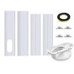 Portable Air conditioner Window Kit Adjustable  67-220cm Vertical/Horizontal Sliding Window Seal Kit Plate for AC Unit Suitable for 130/150mm hose