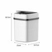 12L USB Rechargeable Automatic Sensor Dustbin Smart Trash Can Kitchen Bin for Bathroom Bedroom