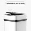 12L USB Rechargeable Automatic Sensor Dustbin Smart Trash Can Kitchen Bin for Bathroom Bedroom