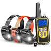 Dog Shock Training Collar Rechargeable Waterproof 875 Yards Remote Control E-Collar (for 3 Dogs)