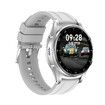 2023 Newest Smart Watch With TWS Wireless Headset For Women DIY Screen Bluetooth Call Weather Heart Rate Tracker Color Grey And Silver