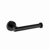 Toilet Paper Holder SUS304 Stainless Steel,Modern Round Tissue Roll Holders Wall Mount,Toilet Paper Roll Dispenser Bathroom 5 inch TP Holder for Kitchen Washroom,Matte Black