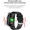 2023 Newest  2 in 1 Intelligent Watch Tws Bluetooth-compatible Headset Blood Pressure Heart Rate Monitor Smartwatch Sports Bracelet Color Black