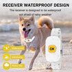 Dog Training Collar Waterproof Remote Rechargeable Electric Training Collar with 3 Safe Training Modes Beep, Vibration, Safe Shock Modes Suitable for Dogs