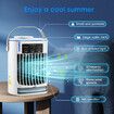 Portable Air Conditioner Mini Fan Cooler Air Cooler USB Air Conditioning 3 Gear Speed Air Cooling Fan Humidifier for Home Office