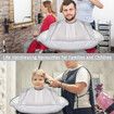 Umbrella Barber Cape For Adult,Capes For Hair Stylist, Non-stick Hair,Easy Clean,Waterproof Barber Salon and Home Stylists Use Hairdressing Kit 70cm