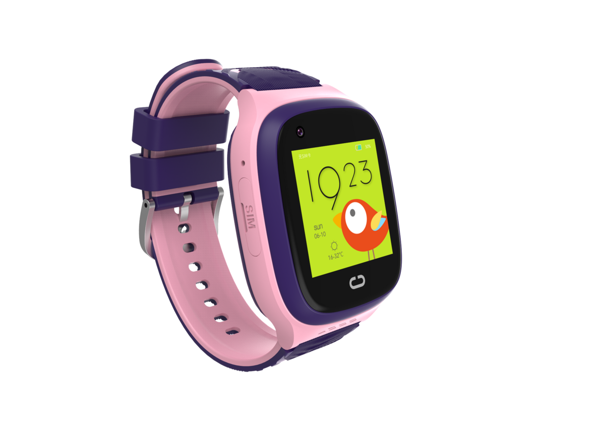 4G Kids Smart Watch Phone SOS Call Vedio Call Camera GPS Tracker SOS HD Video Call Touch Screen IP67 Waterproof for Christmas Birthday Gifts Col.Pink