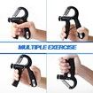 Hand Grip Strengthener 2 Pack, Grip Trainer, Forearm Exerciser with Counter, Adjustable Resistance 11-132lbs, Portable Forearm Exercise Equipment