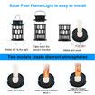 Hanging Solar Flame Light Lawn Camping Lamp Decor Landscape Patio Garden LED Atmosphere Candle Light