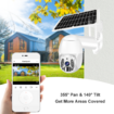 Solar Camera Outdoor Remote Hd Yuntai Low Power Doodle Wireless Surveillance Camera(Operated with Wifi and TF Card is not Included)