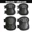 Knee Pads Army Wargame Battle Elbow Pads Protective Equipment Kneepads Outdoor sports Accessories Color Black