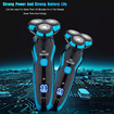 Electric Shaver Razor Wet/Dry Rechargeable Rotary Cordless USB Charging New