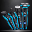 Electric Shaver Razor Wet/Dry Rechargeable Rotary Cordless USB Charging New