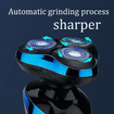 Electric Shaver Razor Wet/Dry Rechargeable Rotary Cordless USB Charging New